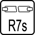 Typ objímky / pätice R7s