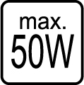 Maximálny príkon 50W